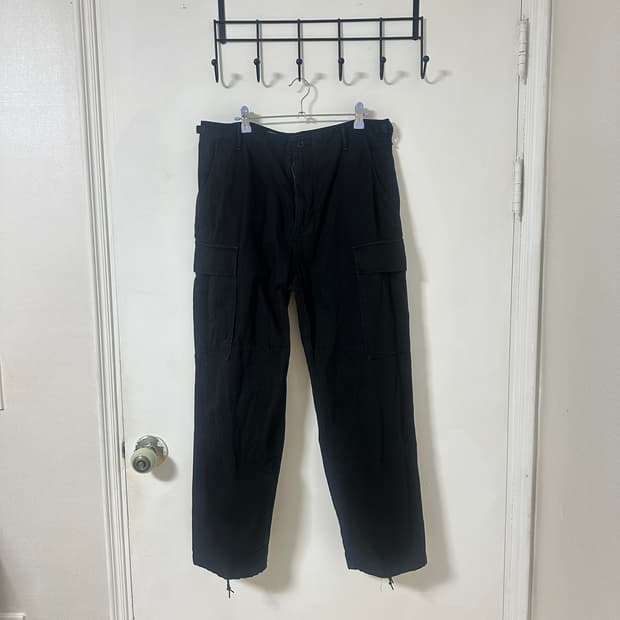 L 카키스 스탁 g2 카고팬츠 블랙