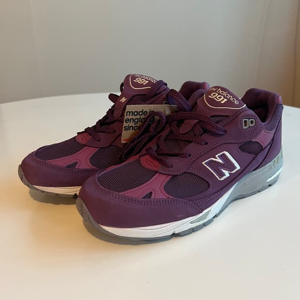 뉴발란스 991 UK 우먼스 퍼플 