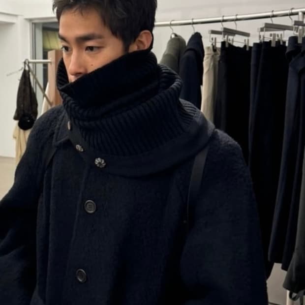 혜인서 울 스누드 블랙 hyeinseo wool snood black