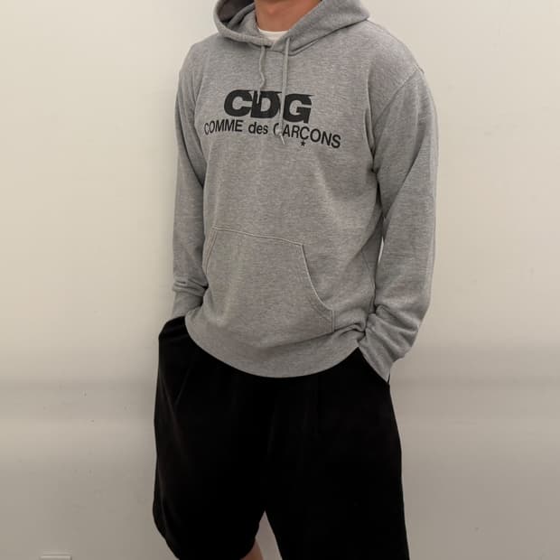 CDG 빅로고 후드티