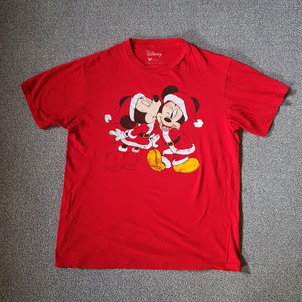 디즈니 크리스마스 미키 마우스 티셔츠 no.44