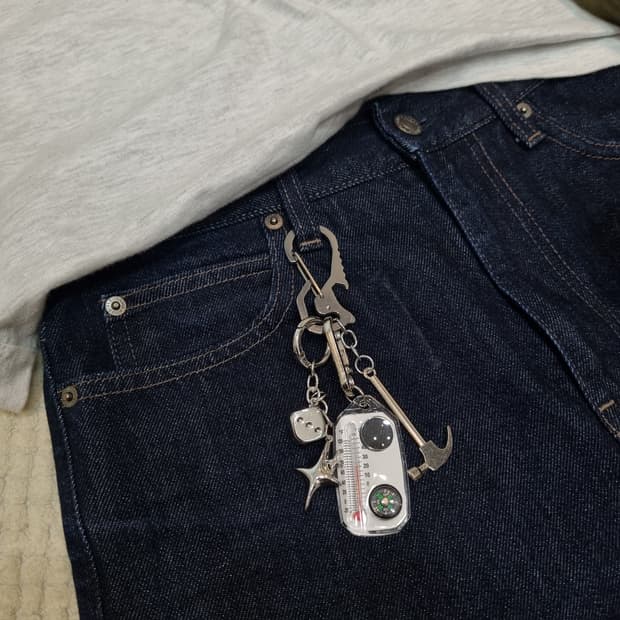 🔨Silver Way 실버 키링 silver keychain