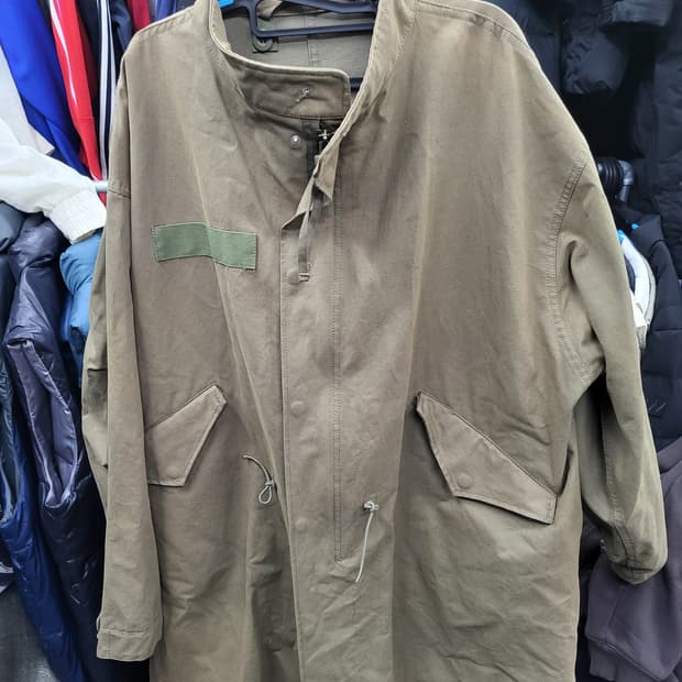 군색 야상 프리사이즈 빈티지