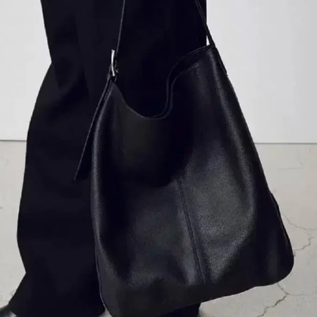 토니웩 풀 그레인 레더 토트백