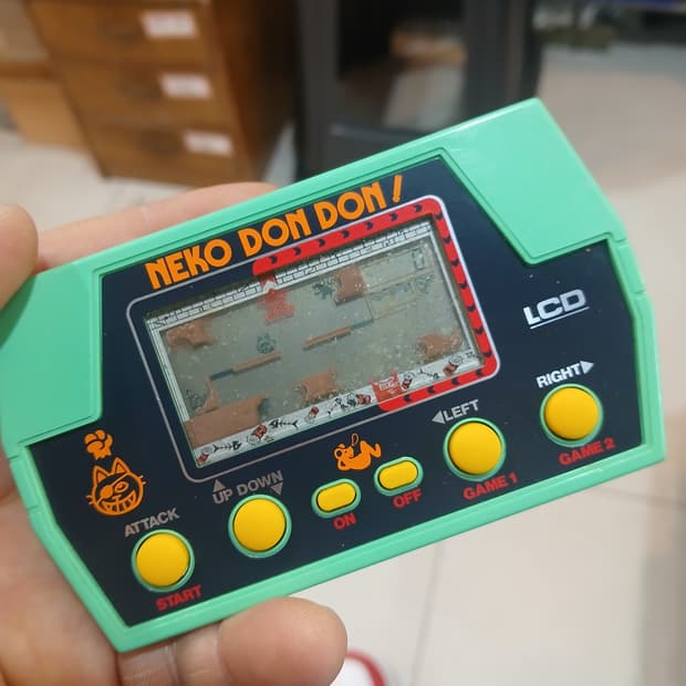 80s 빈티지 NEKO DONDON LCD 게임기
