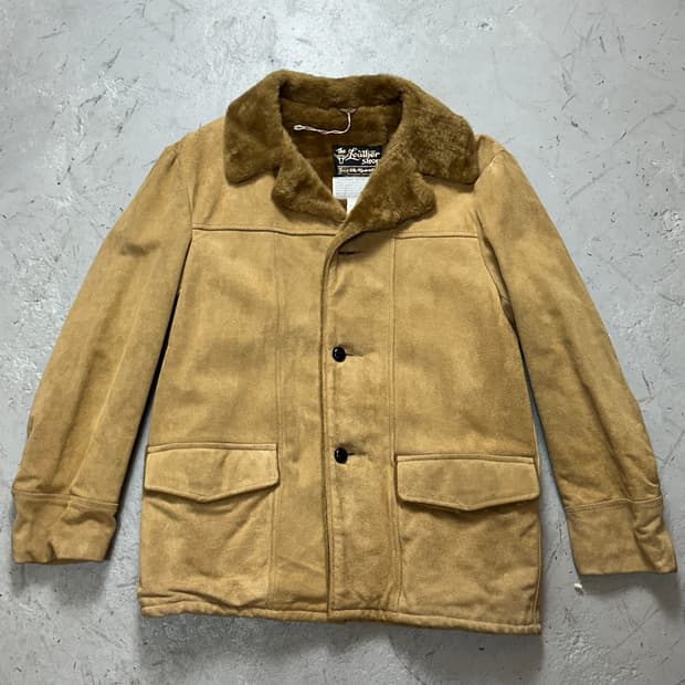 80's 빈티지 시어스 스웨이드 카코트 빈티지 레더 자켓