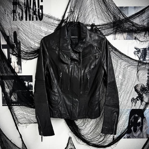 Rockchic mood real leather jacket