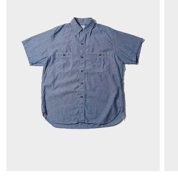 오어슬로우 샴브레이 셔츠