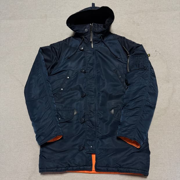 알파인더스트리 N-3B 네이비 야상 파카