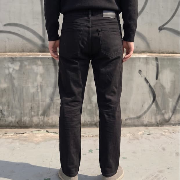 31/ 띠어리 클래식 흑청 데님 팬츠