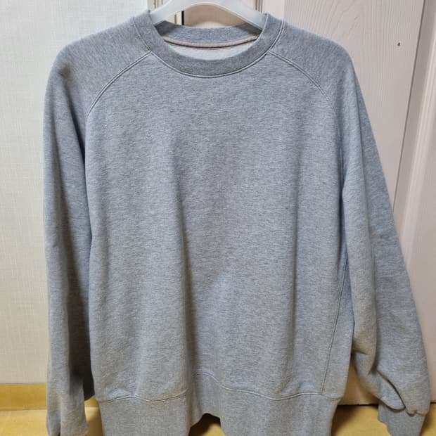 러프사이드 블렌디드 스웻 맨투맨 2사이즈 미디움그레이