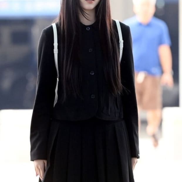 코이세이오 리본 재킷 더블 웨이스트 스커트 셋업 블랙