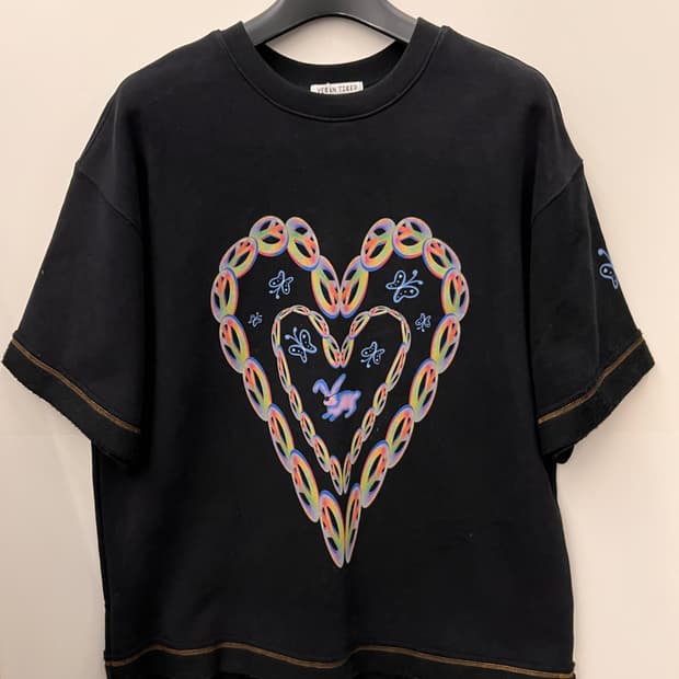 비건타이거 오버사이즈 그래픽 티셔츠 F