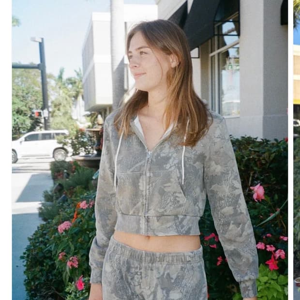 브랜디멜빌 크리스탈 카모플라쥬 후디 리얼트리 후드집업