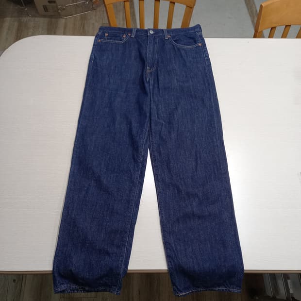 33 빅E 리바이스568 린넨18% 세미와이드진 33-430