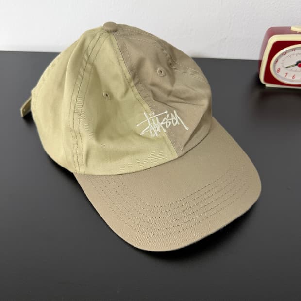 스투시 스탁 캔버스 로우 프로캡 라이트 볼캡