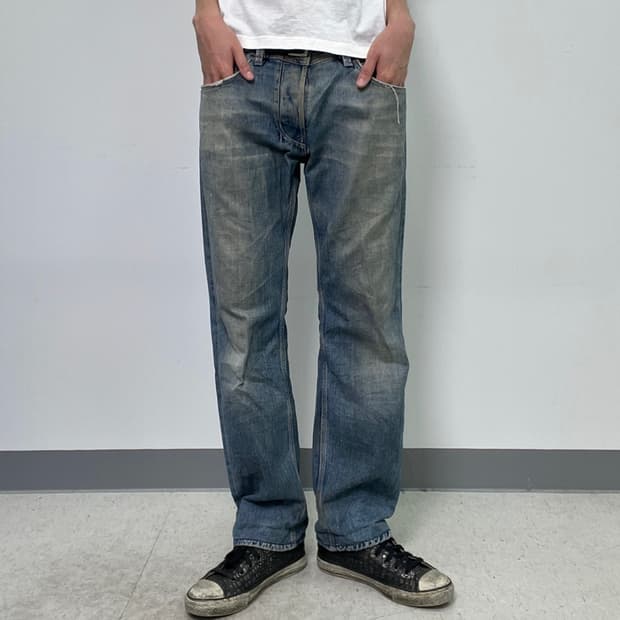 Diesel 디젤 빈티지 워싱 데님 팬츠 33