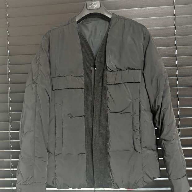 솔리드옴므 블랙 패딩 52사이즈