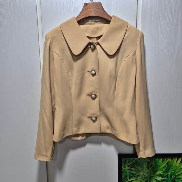 (세일)JPN. BRAISJIRL 머스타드색 자켓 블라우스