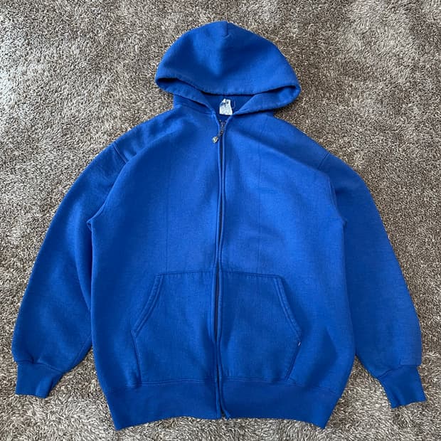 90s russell athletic hoodie zip 러셀