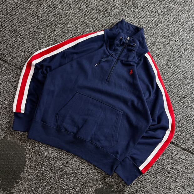 폴로 랄프로렌 신형 포니로고 사이드라인 반집업 4031