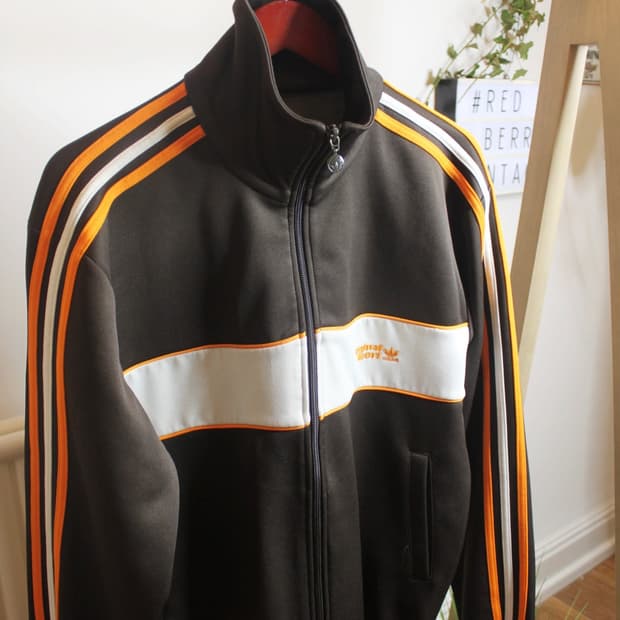 [105/XL] 아디다스 파이어버드 브라운 져지