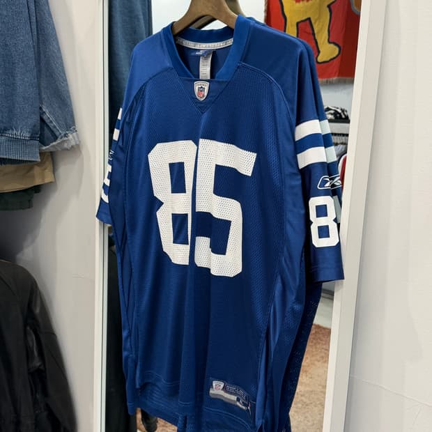 Reebok 리복 NFL 인디애나폴리스 콜츠 No.85 풋볼 저지