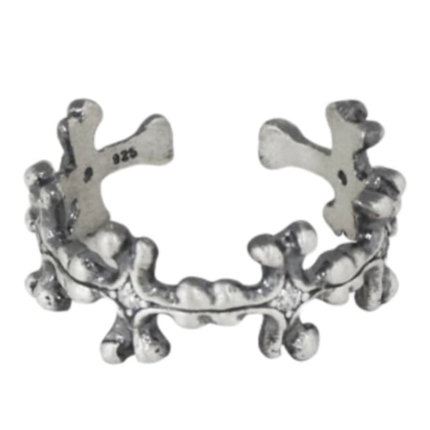 폴리테루 반지 플로럴 크로스 본 004 15호