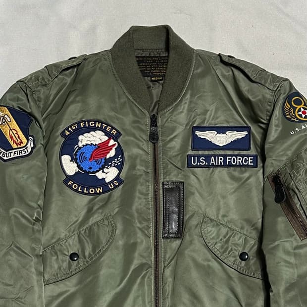 M U.S. 에어포스 41st ma-1 항공 자켓 