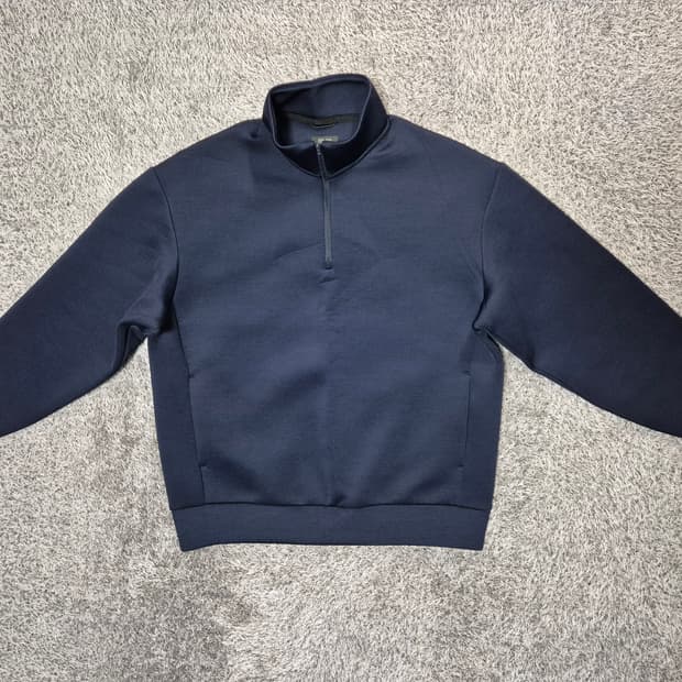 유니클로 남성 울트라스트레치 집업 맨투맨 L