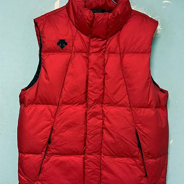 데상트 듀얼리스 남자 조끼패딩 덕다운 캐주얼 L 100