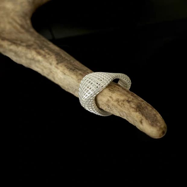 Oceanora 3D 프린팅 건축용 925 실버 오픈 링