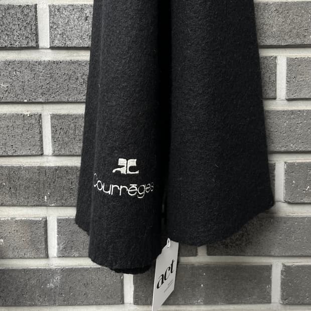 COURREGES 꾸레쥬 머플러 블랙