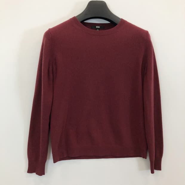 유니클로 캐시미어 100% 니트 L 