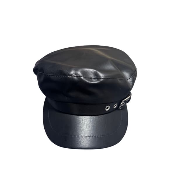 Buckle Detail Newsboy Cap