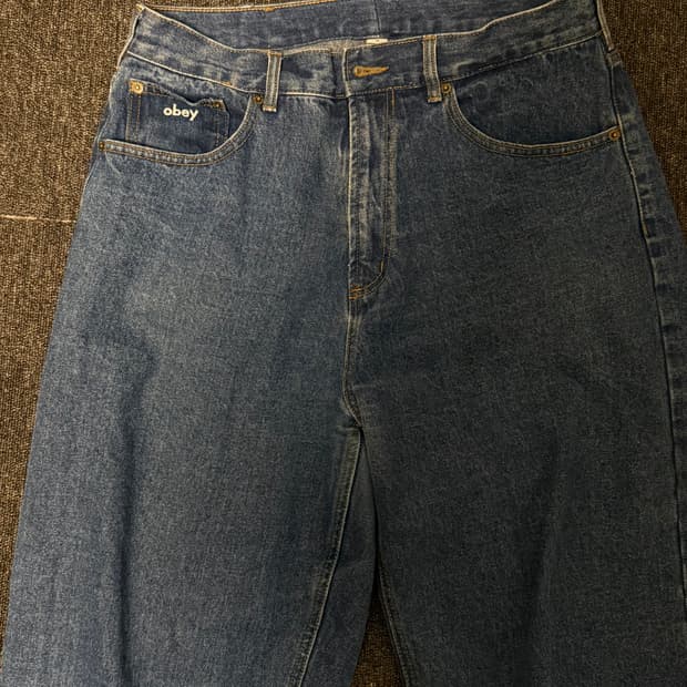 [34] 오베이 중청 데님 배기핏