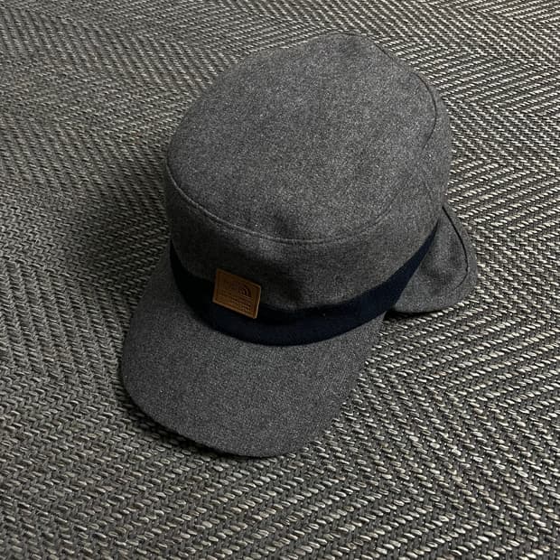 노스페이스 울 혼방 모직 이어플랩 볼캡o 4558