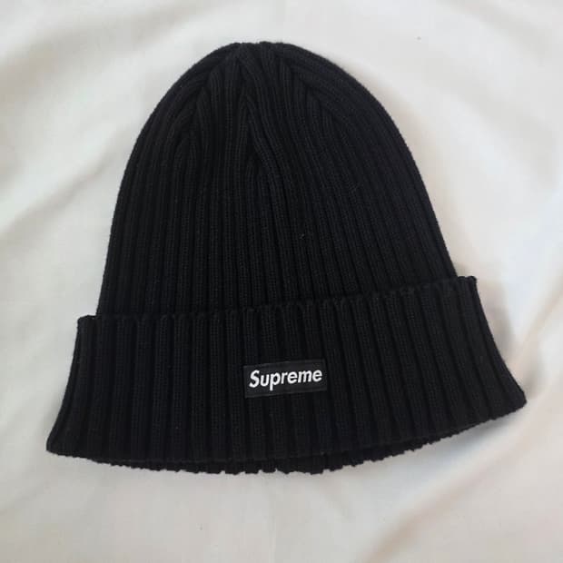 슈프림 오버다이드 비니 블랙