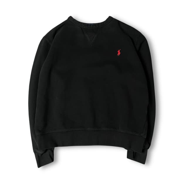 폴로랄프로렌 레드포니 블랙 맨투맨 S