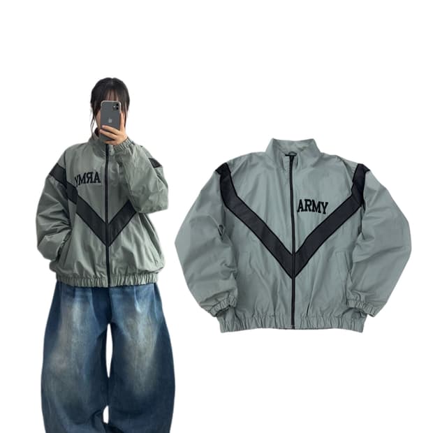 미군 OG skilcraft IPFU 바람막이 자켓