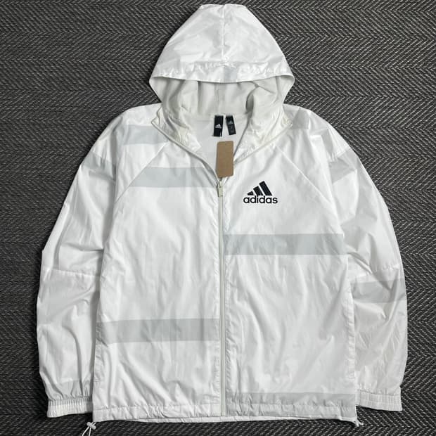 아디다스 디테일 박시핏 나일론 우븐 바람막이o 4455