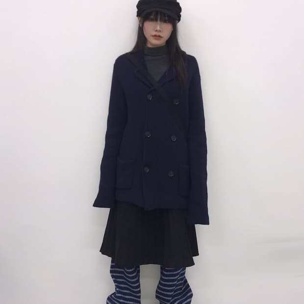 갭 네이비 가디건