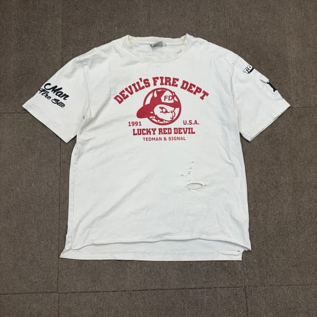 ted company 테드컴퍼니 빈티지 반팔 공용 