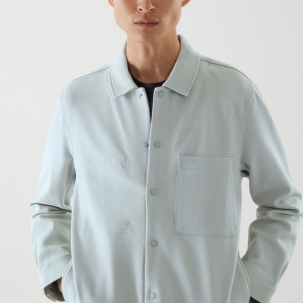 코스 코튼트윌셔츠재킷 xs