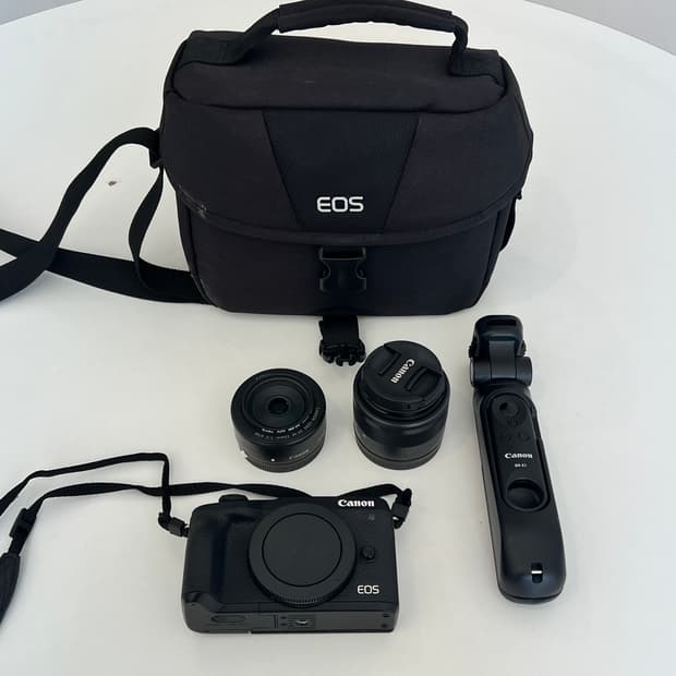 캐논 EOS M6 Mark II 미러리스 카메라 세트 판매