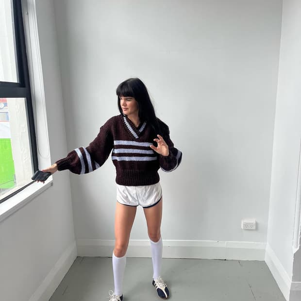 Frisson knit 사라 니트