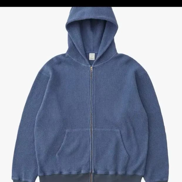 Khakis 와플 후드집업