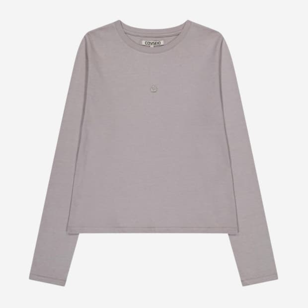 코이세이오 심볼 로고 롱슬리브 티셔츠 라이트 퍼플