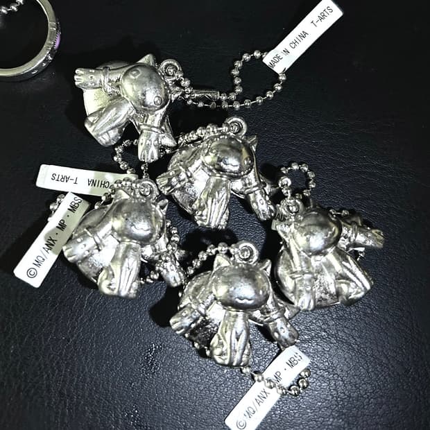 [고전, 희귀]마법소녀 마도카 마기카 마마마 큐베 메탈 키링 호무라 링 