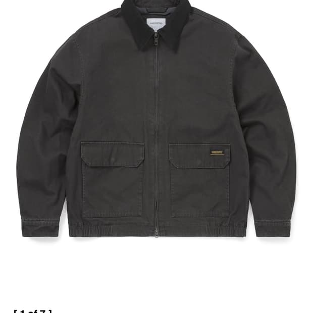 디스이즈네버댓 고어텍스 윈드스토퍼 유틸리티 자켓 차콜 L사이즈